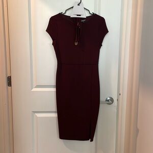 Express Maroon Dress / All items support my breast cancer.
